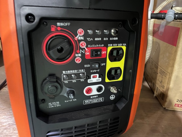 インバーター発電機 1.6ｋVA